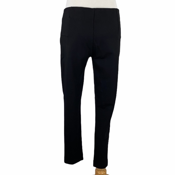 Zara Basic Black Zipper Detail Knit Leggings - Picture 8 of 16
